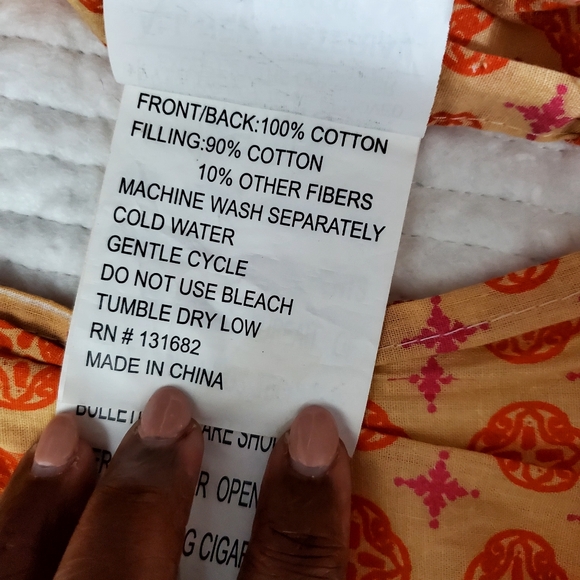 Macy's Levtex Zanzibar Pillow Sham Cover Cases Set of 2 - Picture 6 of 6